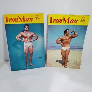 IORN MAN 2 Body Building Magazines (1) 1957 & (1) 1961